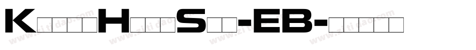KokinHigeStd-EB字体转换