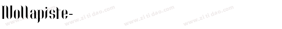 Nollapiste字体转换