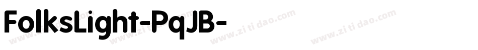 FolksLight-PqJB字体转换