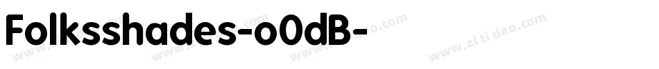 Folksshades-o0dB字体转换