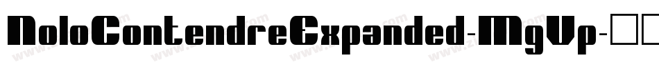 NoloContendreExpanded-MgVp字体转换