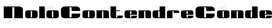 NoloContendreCondensedItal-rLgx字体转换