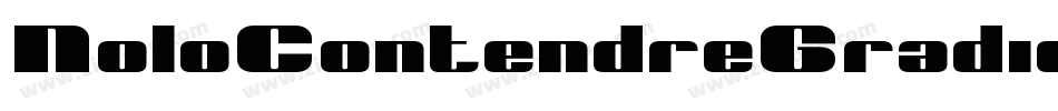 NoloContendreGradientItalic-v9mZ字体转换