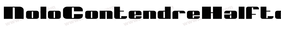 NoloContendreHalftoneItalic-7JBE字体转换