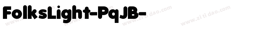 FolksLight-PqJB字体转换