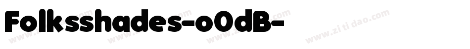 Folksshades-o0dB字体转换