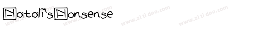Natalis-Nonsense字体转换
