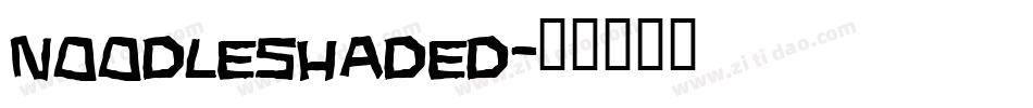 NoodleShaded字体转换