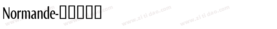 Normande字体转换