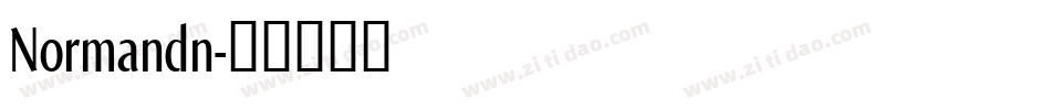 Normandn字体转换
