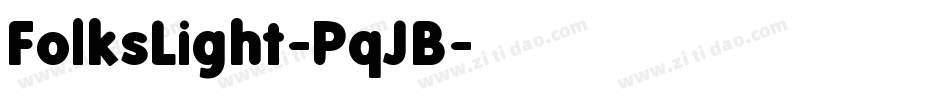 FolksLight-PqJB字体转换