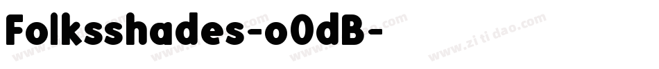Folksshades-o0dB字体转换