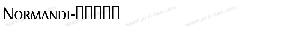 Normandi字体转换