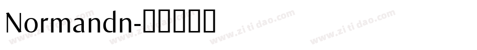 Normandn字体转换