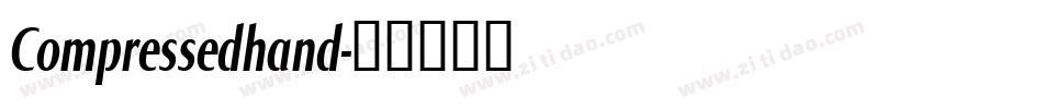 Compressedhand字体转换