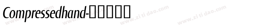 Compressedhand字体转换