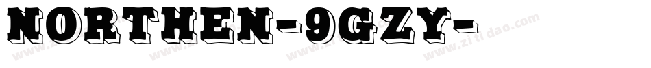 Northen-9gzy字体转换