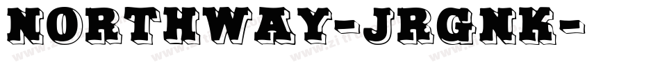 Northway-JRGnK字体转换