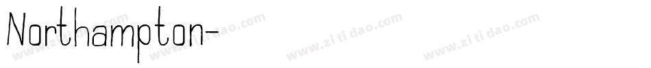 Northampton字体转换