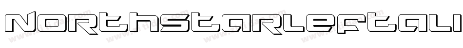 NorthstarLeftalic-vW37字体转换