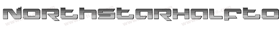 NorthstarHalftoneItalic-ro2p字体转换