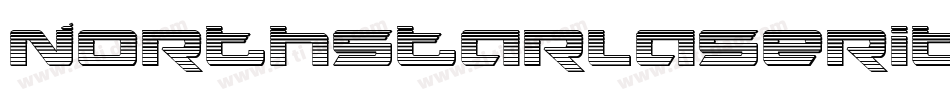 NorthstarLaserItalic-2x7l字体转换