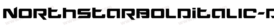 NorthstarBoldItalic-dYAE字体转换