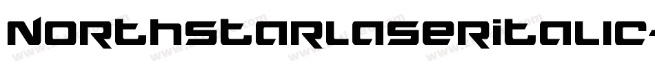 NorthstarLaserItalic-2x7l字体转换