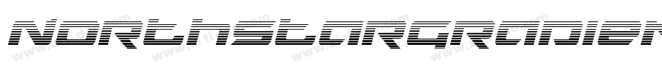 NorthstarGradientItalic-8J82字体转换