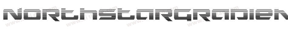NorthstarGradientItalic-8J82字体转换