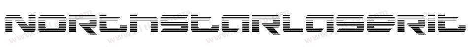 NorthstarLaserItalic-2x7l字体转换