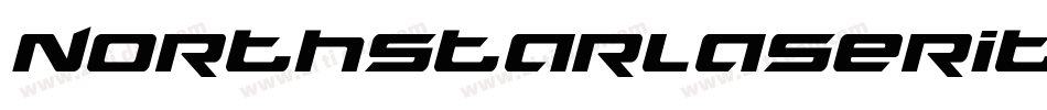 NorthstarLaserItalic-2x7l字体转换