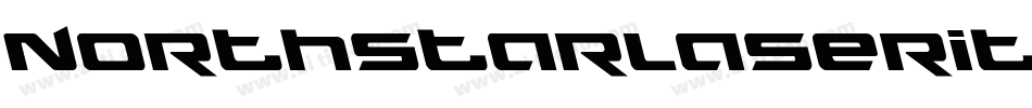 NorthstarLaserItalic-2x7l字体转换