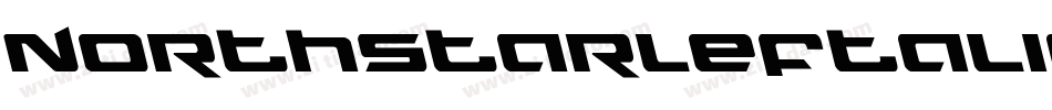 NorthstarLeftalic-vW37字体转换