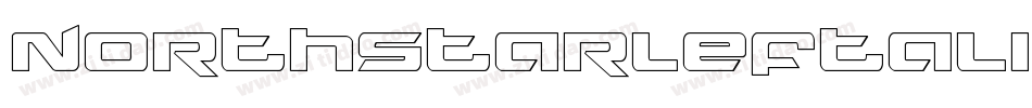 NorthstarLeftalic-vW37字体转换