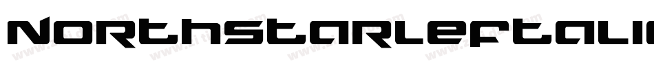 NorthstarLeftalic-vW37字体转换
