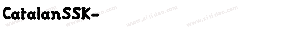 CatalanSSK字体转换