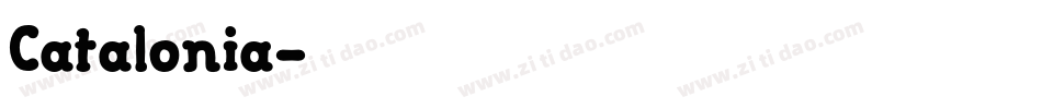 Catalonia字体转换