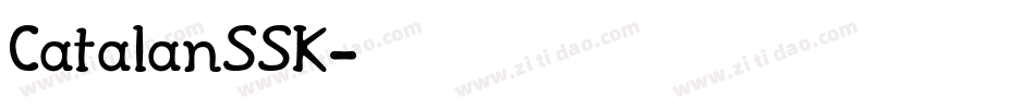 CatalanSSK字体转换