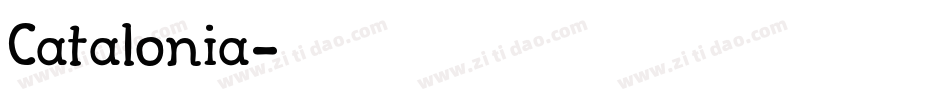 Catalonia字体转换