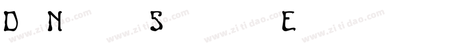 DjbNouveauStraight-E5az字体转换