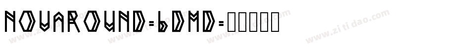 NovaRound-6dMD字体转换