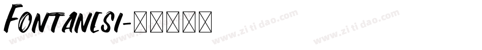 Fontanesi字体转换