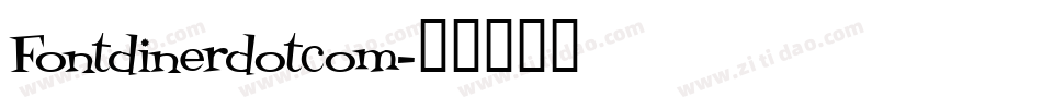 Fontdinerdotcom字体转换