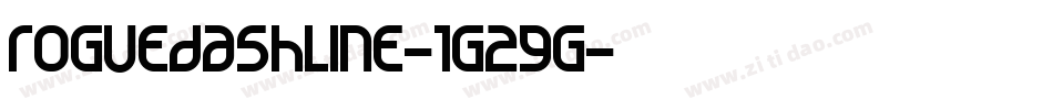 RoguedashLine-1G29g字体转换