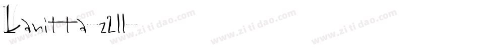 Lanitta-z2ll字体转换