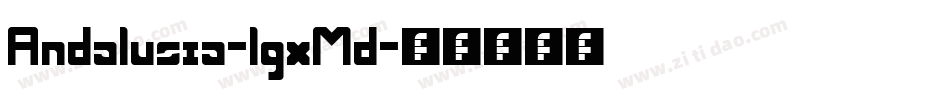 Andalusia-lgxMd字体转换