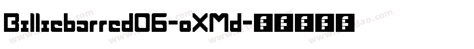 Billiebarred06-oXMd字体转换