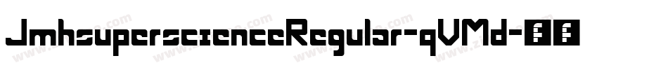 JmhsuperscienceRegular-qVMd字体转换