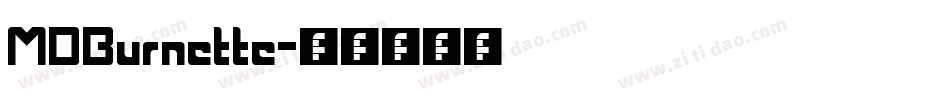 MDBurnette字体转换